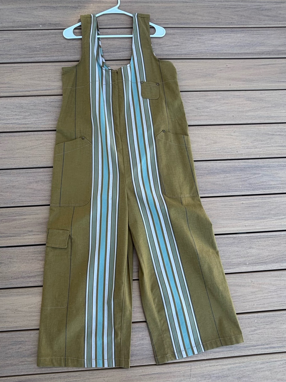 Pilcro Front Zip Utility Overalls